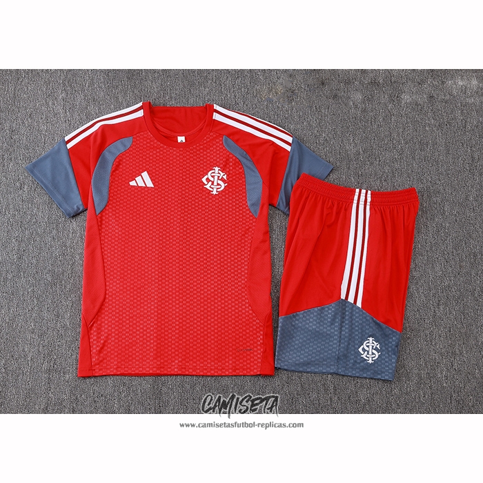 Chandal del SC Internacional 2026-2027 Manga Corta Rojo - Pantalon Corto